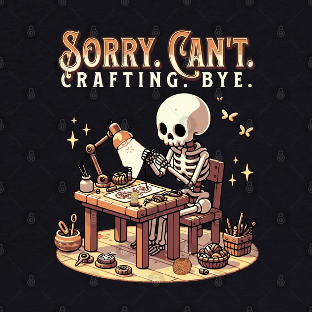 Funny Crafting Skeleton by Hypnotic Highs